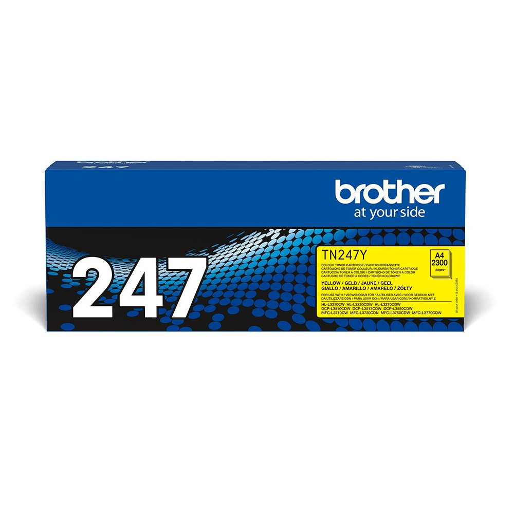 Brother TN-247Y cartuccia toner 1 pz Originale Giallo Brother TN-247Y cartuccia toner 1 pz Originale Giallo