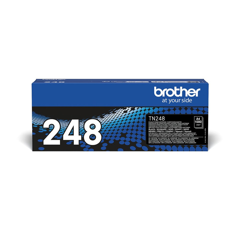 Brother TN-248BK cartuccia toner 1 pz Originale Nero Brother TN-248BK cartuccia toner 1 pz Originale Nero