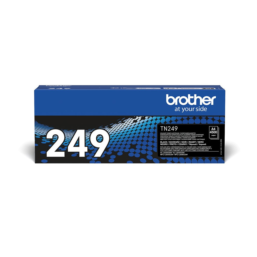 Brother TN-249BK cartuccia toner 1 pz Originale Nero Brother TN-249BK cartuccia toner 1 pz Originale Nero