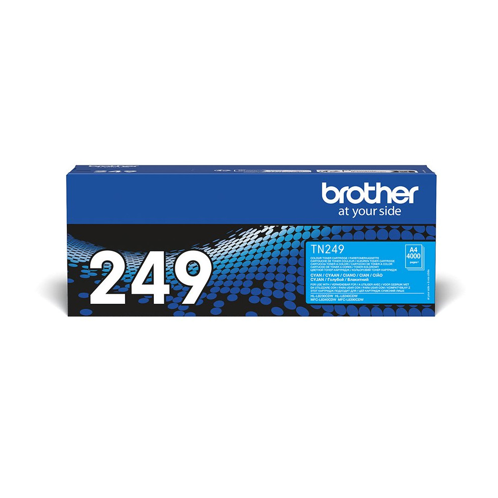 Brother TN-249C cartuccia toner 1 pz Originale Ciano Brother TN-249C cartuccia toner 1 pz Originale Ciano