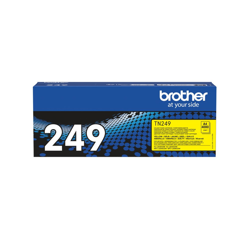Brother TN-249Y cartuccia toner 1 pz Originale Giallo Brother TN-249Y cartuccia toner 1 pz Originale Giallo
