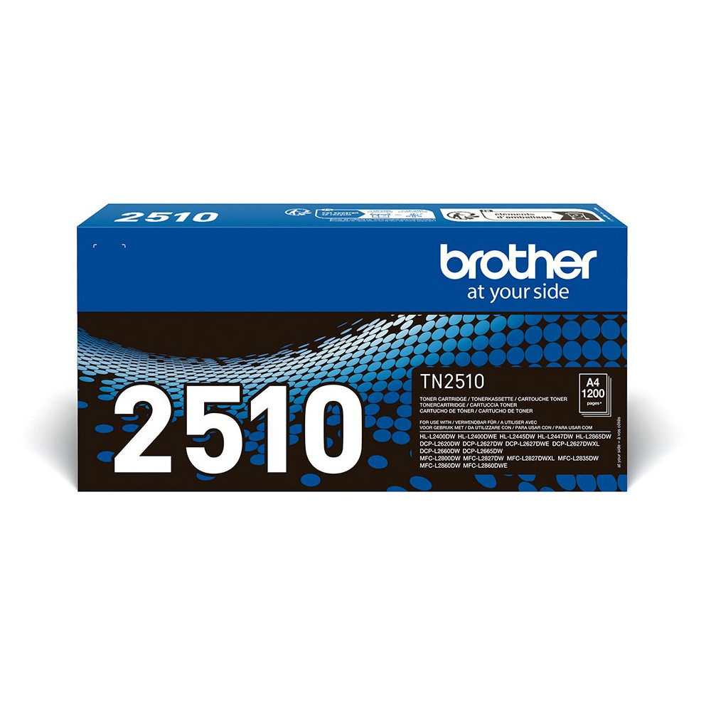 Brother TN-2510 cartuccia toner 1 pz Originale Nero Brother TN-2510 cartuccia toner 1 pz Originale Nero
