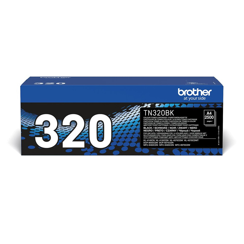 Brother TN-320BK cartuccia toner 1 pz Originale Nero Brother TN-320BK cartuccia toner 1 pz Originale Nero