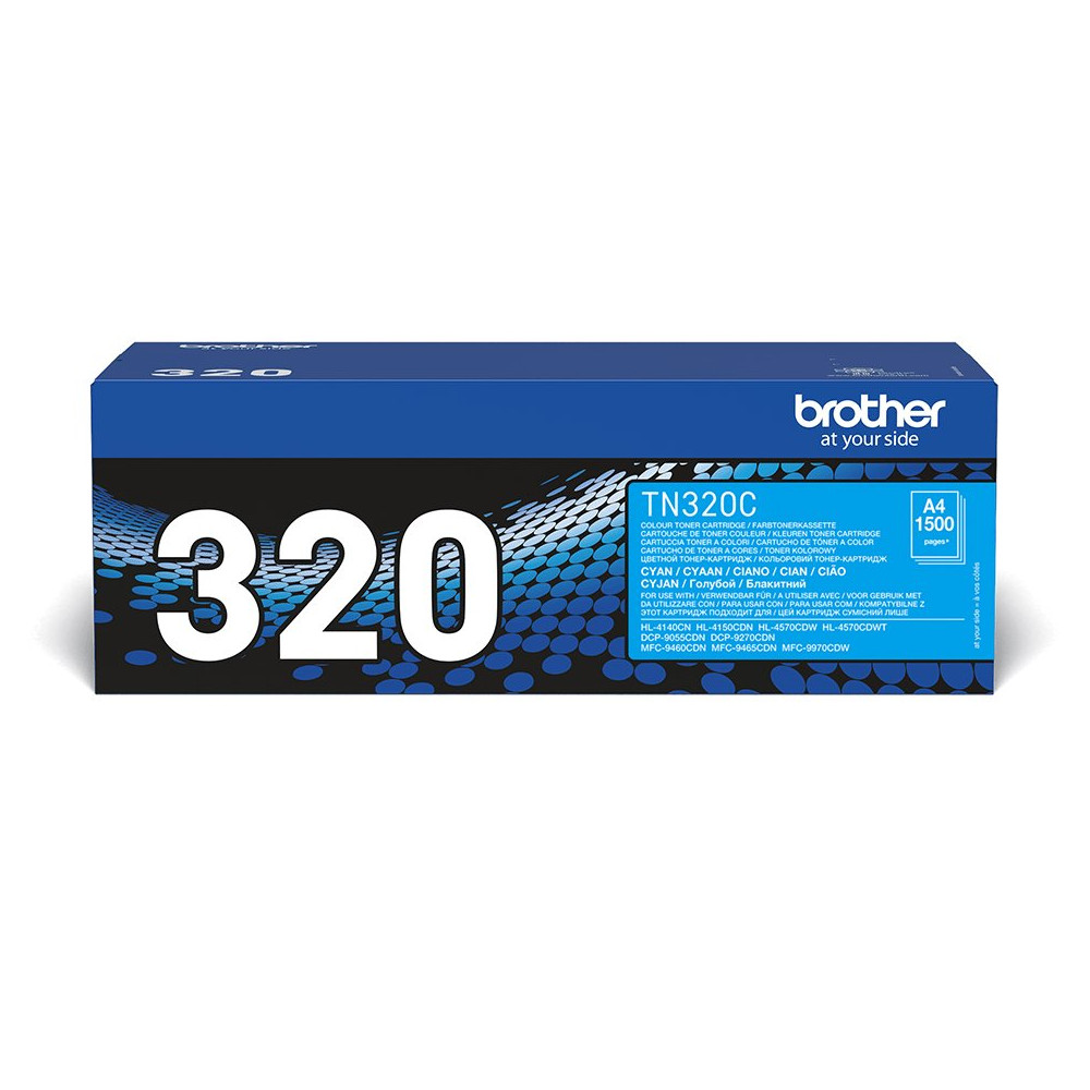 Brother TN-320C cartuccia toner 1 pz Originale Ciano Brother TN-320C cartuccia toner 1 pz Originale Ciano