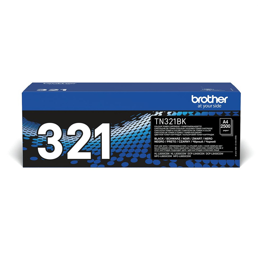 Brother TN-321BK cartuccia toner 1 pz Originale Nero Brother TN-321BK cartuccia toner 1 pz Originale Nero
