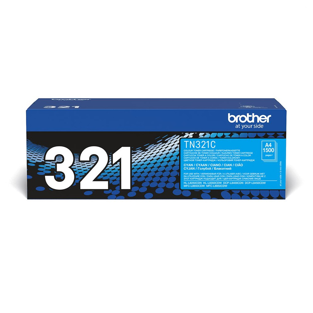 Brother TN-321C cartuccia toner 1 pz Originale Ciano Brother TN-321C cartuccia toner 1 pz Originale Ciano