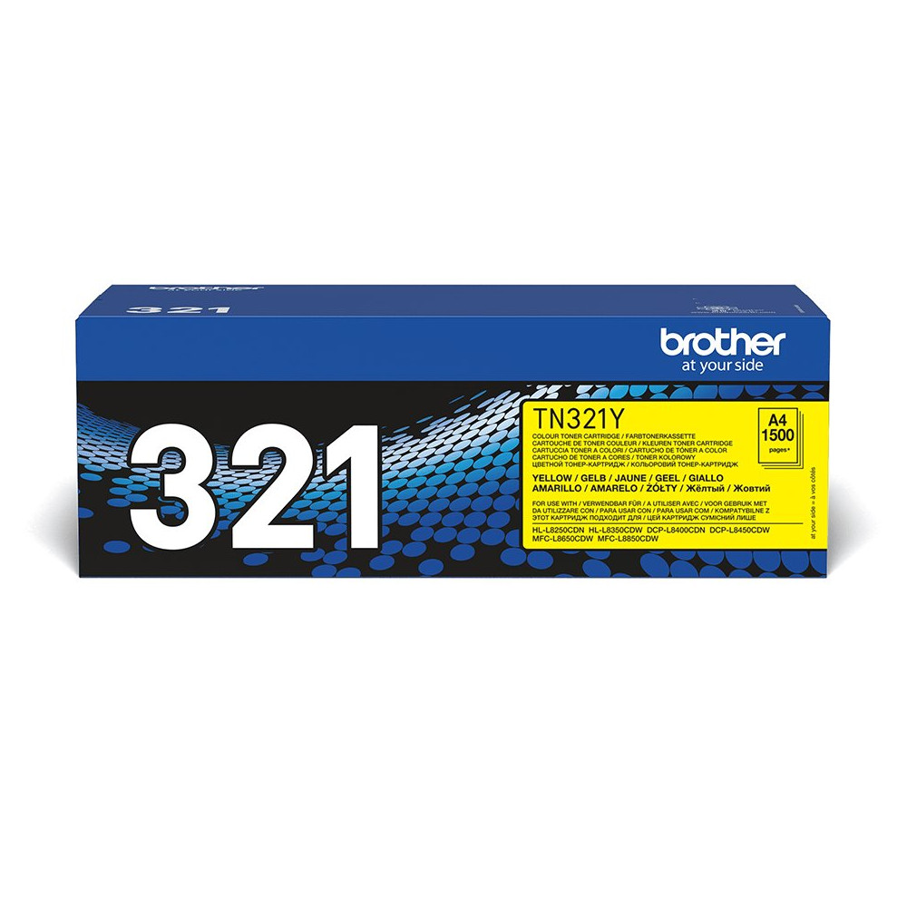 Brother TN-321Y cartuccia toner 1 pz Originale Giallo Brother TN-321Y cartuccia toner 1 pz Originale Giallo