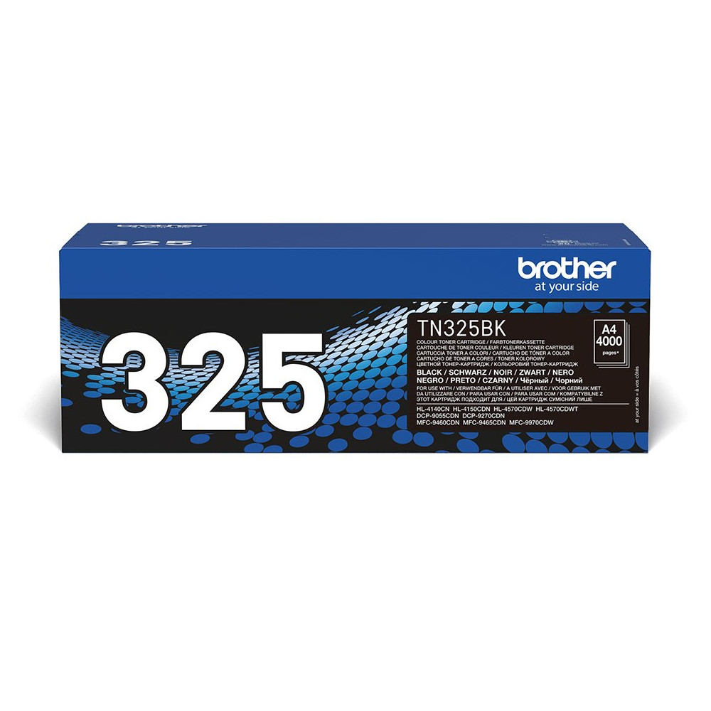Brother TN-325BK cartuccia toner 1 pz Originale Nero Brother TN-325BK cartuccia toner 1 pz Originale Nero