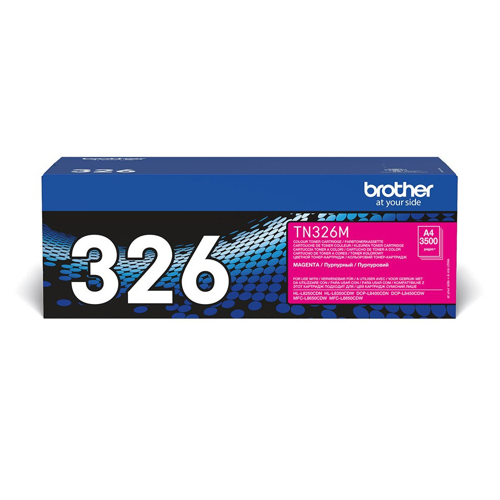 Brother TN-326M cartuccia toner 1 pz Originale Magenta Brother TN-326M cartuccia toner 1 pz Originale Magenta