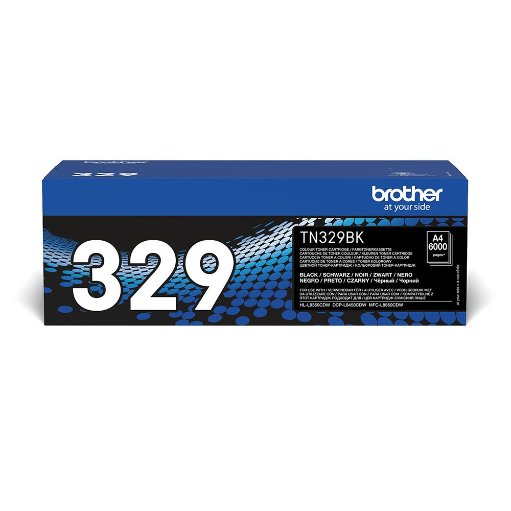Brother TN-329BK cartuccia toner 1 pz Originale Nero Brother TN-329BK cartuccia toner 1 pz Originale Nero
