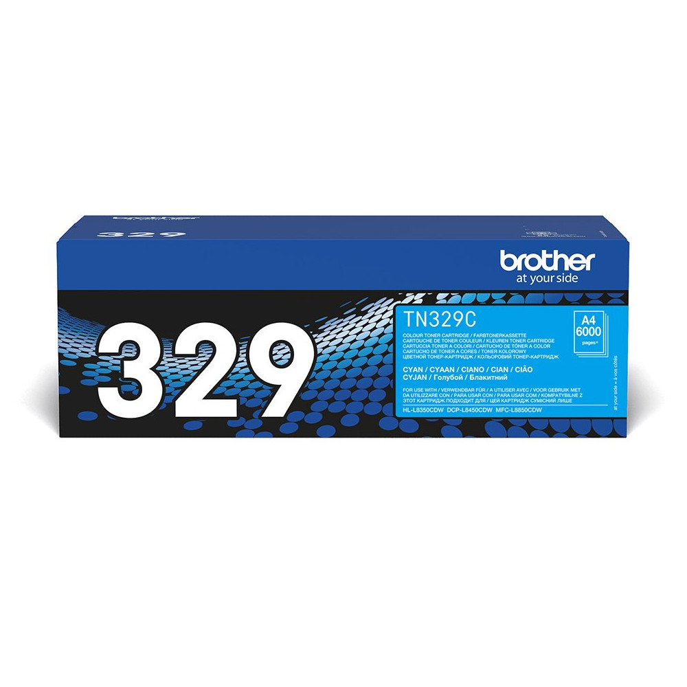 Brother TN-329C cartuccia toner 1 pz Originale Ciano Brother TN-329C cartuccia toner 1 pz Originale Ciano