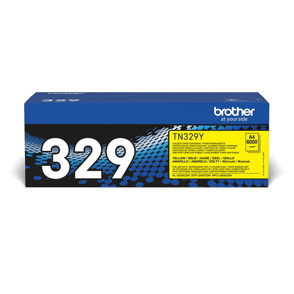 Brother TN-329Y cartuccia toner 1 pz Originale Giallo Brother TN-329Y cartuccia toner 1 pz Originale Giallo