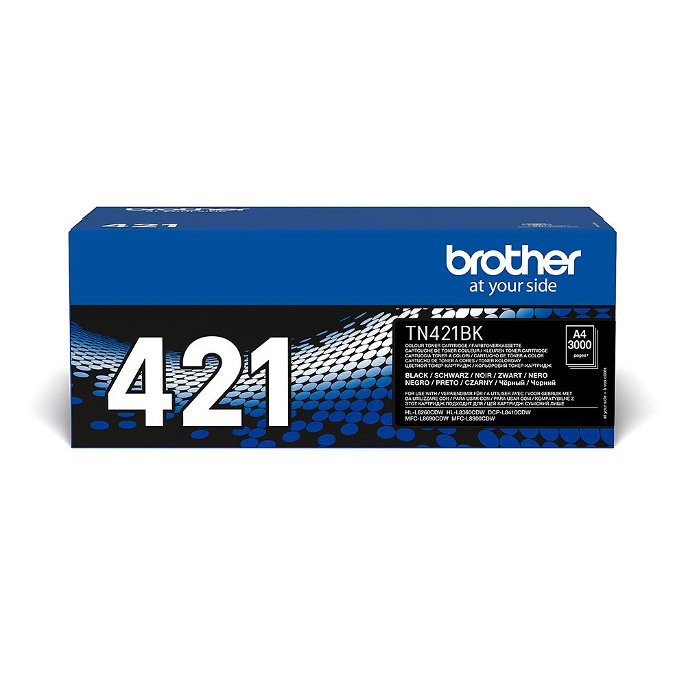 Brother TN-421BK cartuccia toner 1 pz Originale Nero Brother TN-421BK cartuccia toner 1 pz Originale Nero