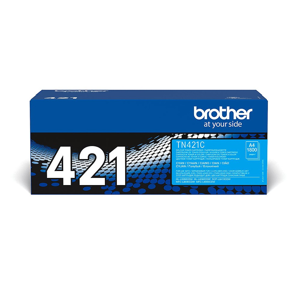 Brother TN-421C cartuccia toner 1 pz Originale Ciano Brother TN-421C cartuccia toner 1 pz Originale Ciano