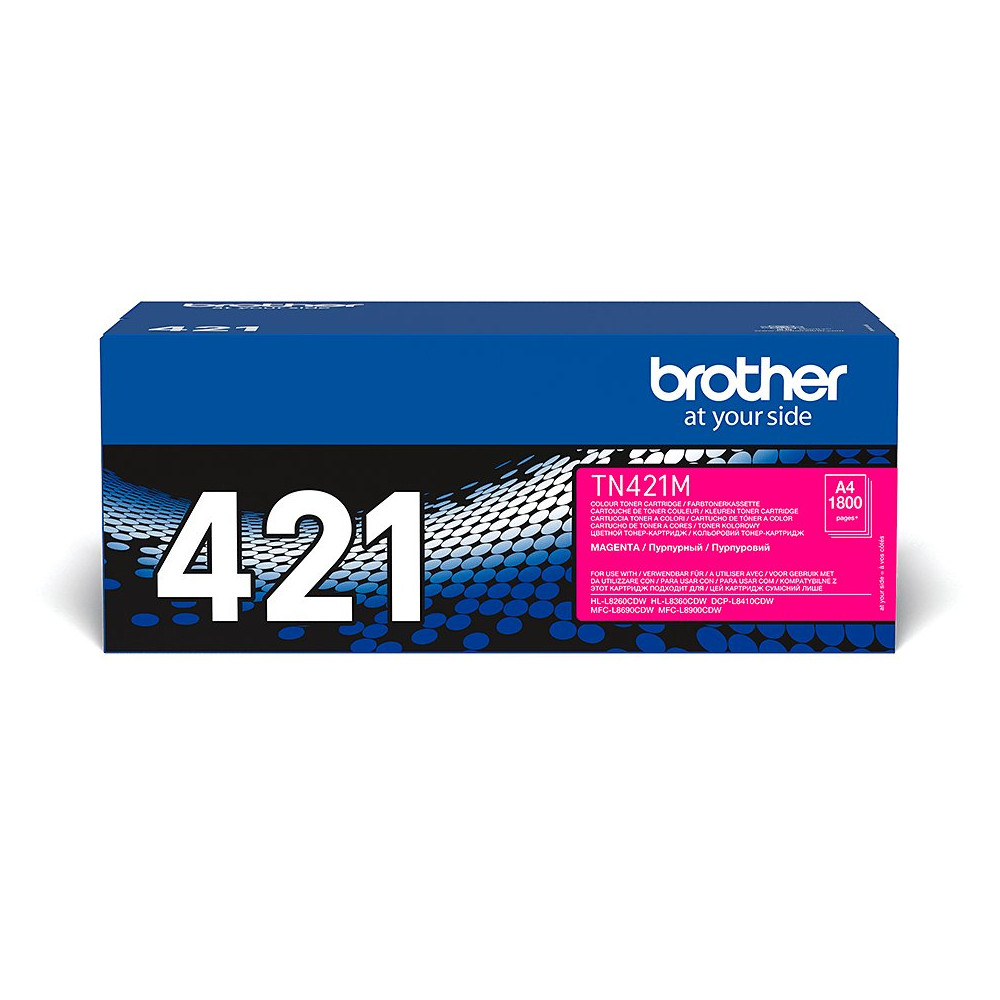 Brother TN-421M cartuccia toner 1 pz Originale Magenta Brother TN-421M cartuccia toner 1 pz Originale Magenta