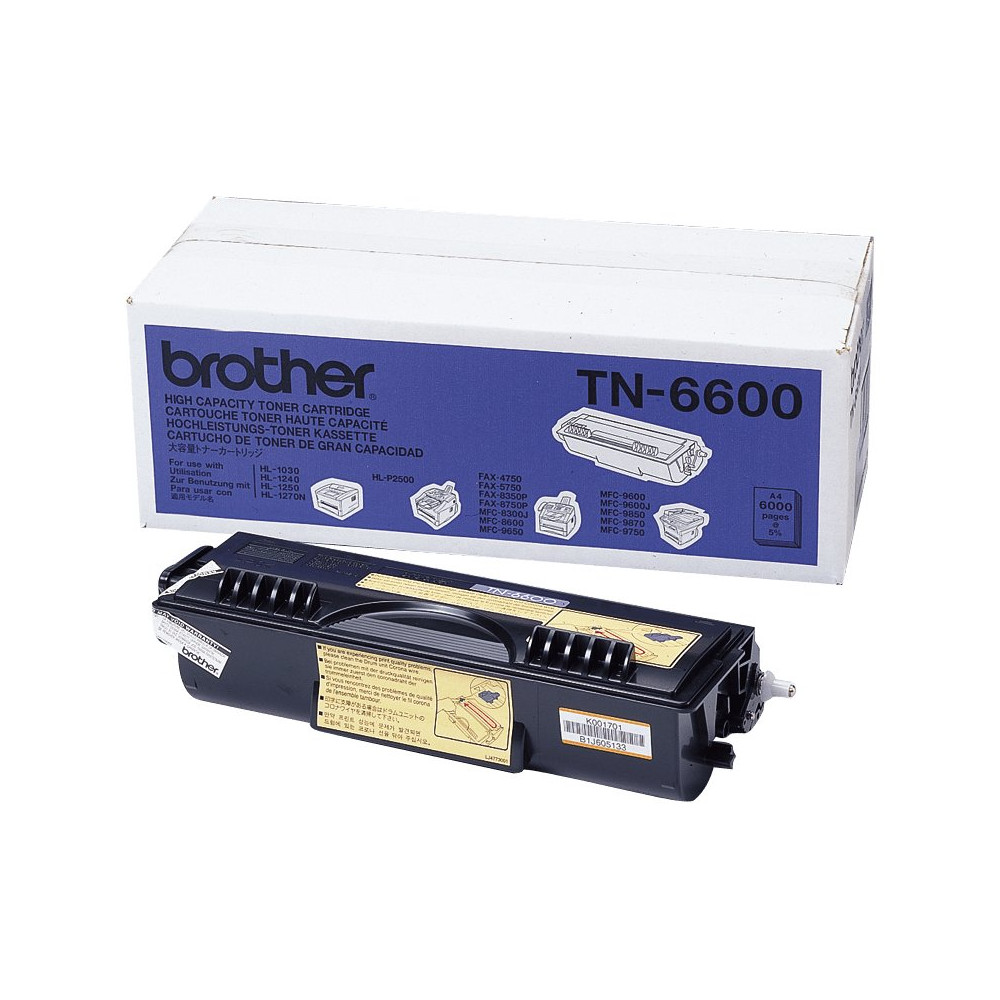 Brother TN-6600 cartuccia toner 1 pz Originale Nero Brother TN-6600 cartuccia toner 1 pz Originale Nero