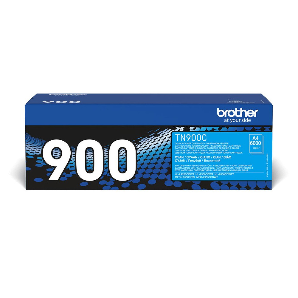 Brother TN-900C cartuccia toner 1 pz Originale Ciano Brother TN-900C cartuccia toner 1 pz Originale Ciano