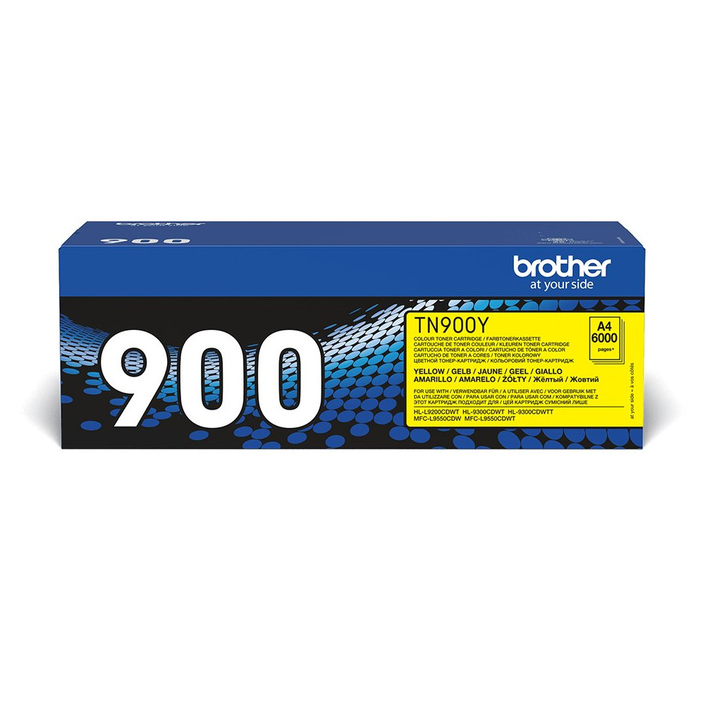 Brother TN-900Y cartuccia toner 1 pz Originale Giallo Brother TN-900Y cartuccia toner 1 pz Originale Giallo