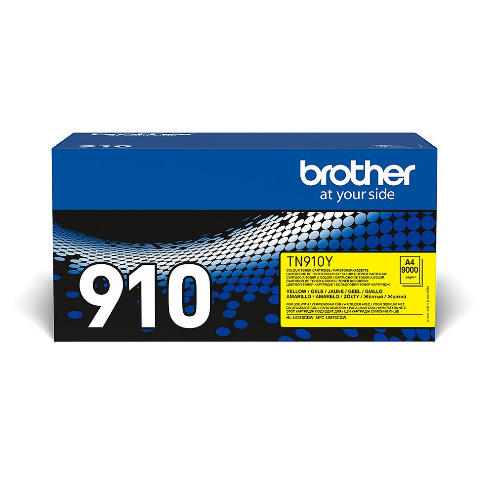 Brother TN-910Y cartuccia toner 1 pz Originale Giallo Brother TN-910Y cartuccia toner 1 pz Originale Giallo