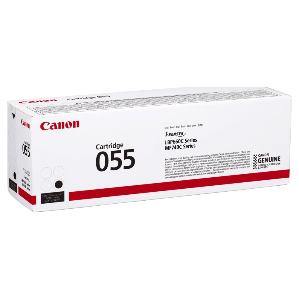 Canon 055 cartuccia toner 1 pz Originale Nero Canon 055 cartuccia toner 1 pz Originale Nero