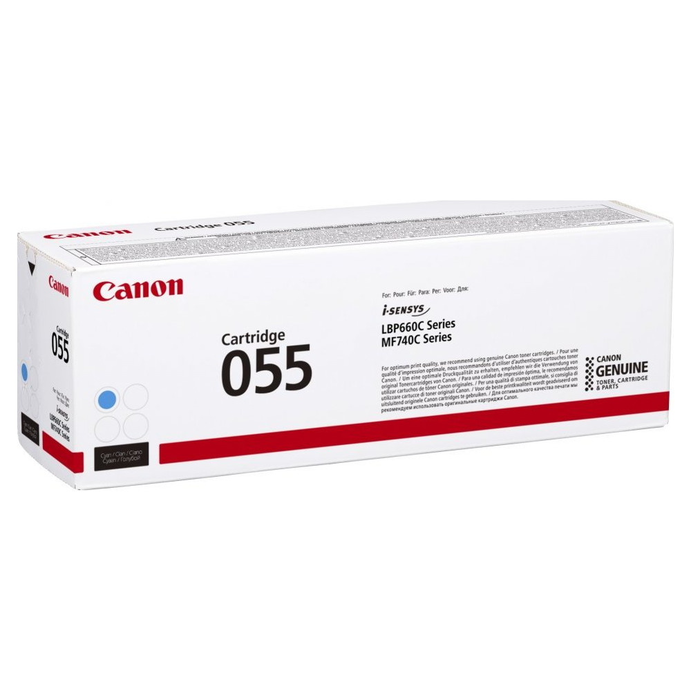 Canon 055 cartuccia toner 1 pz Originale Ciano