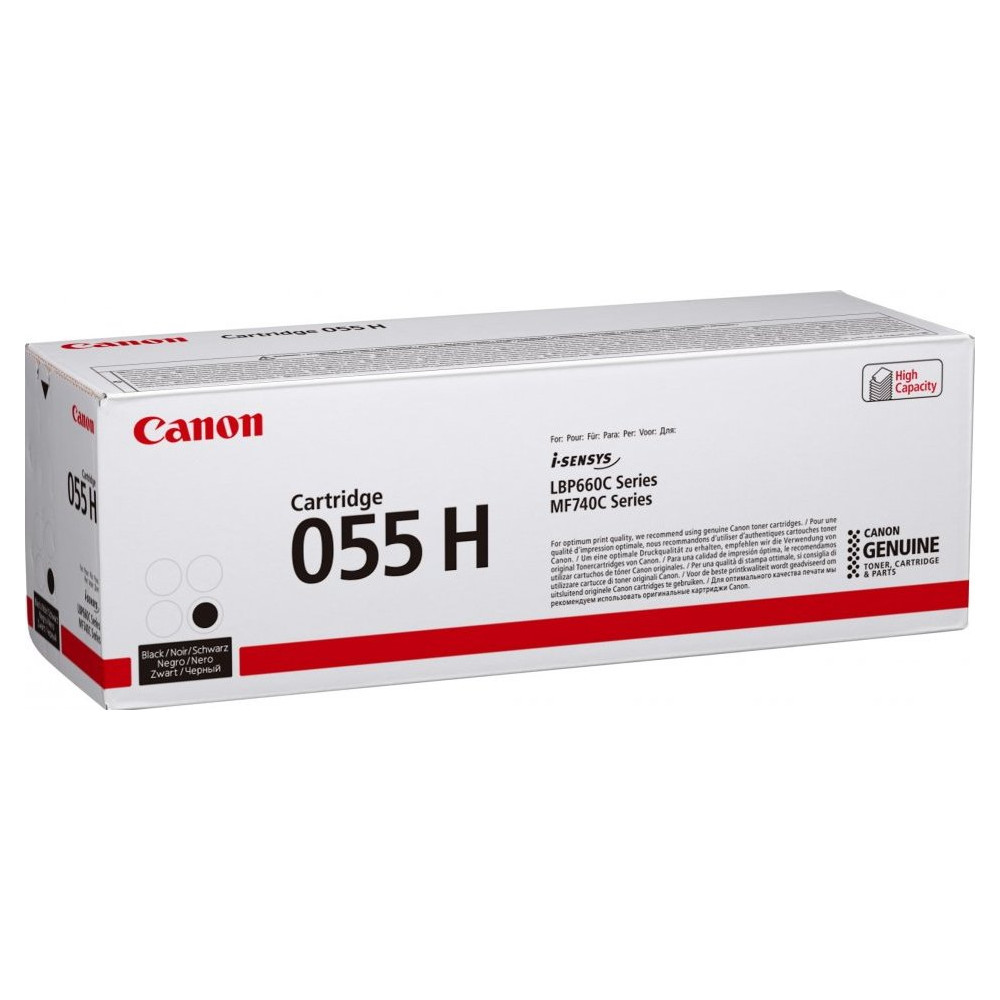 Canon 055H cartuccia toner 1 pz Originale Nero Canon 055H cartuccia toner 1 pz Originale Nero