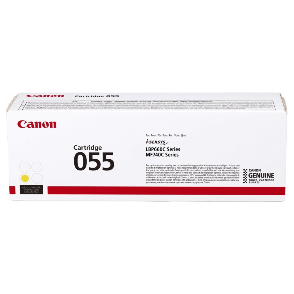 Canon 055 cartuccia toner 1 pz Originale Giallo Canon 055 cartuccia toner 1 pz Originale Giallo