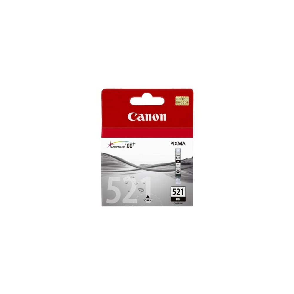 Canon CLI-521 BK cartuccia d'inchiostro 1 pz Originale Nero Canon CLI-521 BK cartuccia d'inchiostro 1 pz Originale Nero