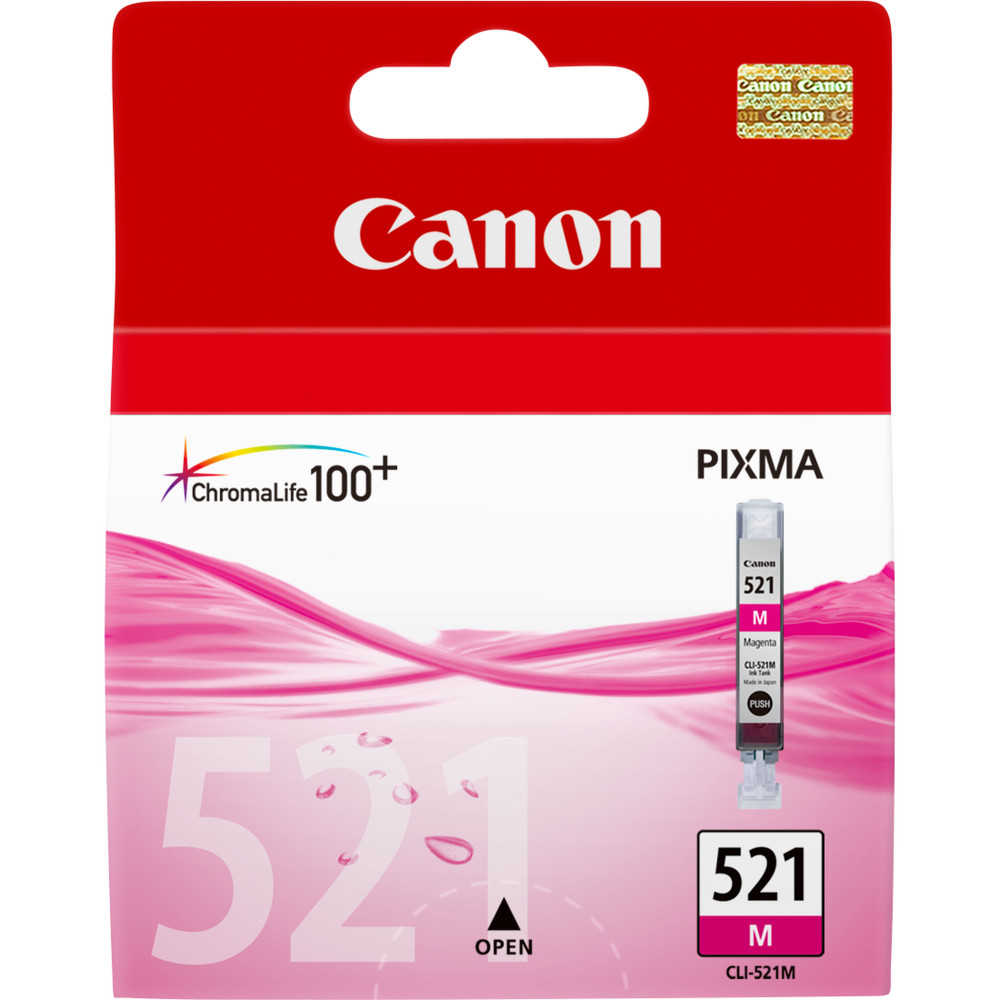 Canon Cartuccia d'inchiostro magenta CLI-521M Canon Cartuccia d'inchiostro magenta CLI-521M