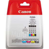 Canon Confezione multipla di cartucce d'inchiostro CLI-571 BK/C/M/Y