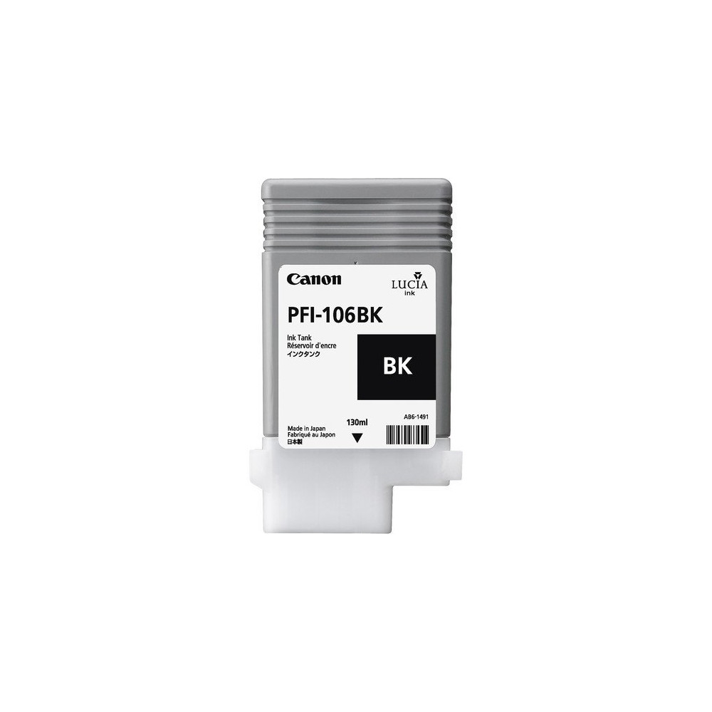 Canon PFI-106 BK cartuccia d'inchiostro 1 pz Originale Nero per foto Canon PFI-106 BK cartuccia d'inchiostro 1 pz Originale Nero per foto