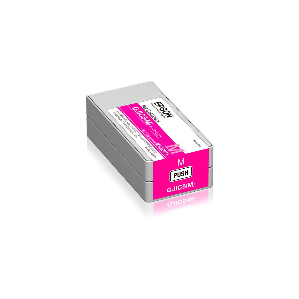 Epson GJIC5(M): Ink cartridge for ColorWorks C831 (Magenta) (MOQ=10) Epson GJIC5(M): Ink cartridge for ColorWorks C831 (Magenta) (MOQ=10)