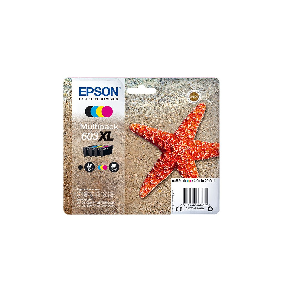 Epson Multipack 4-colours 603XL Ink Epson Multipack 4-colours 603XL Ink