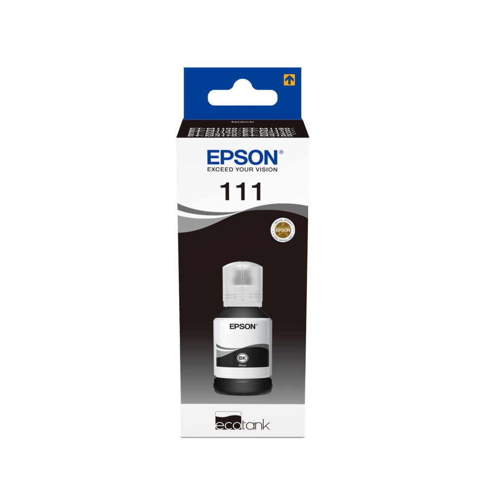 Epson 111 EcoTank Pigment black ink bottle Epson 111 EcoTank Pigment black ink bottle