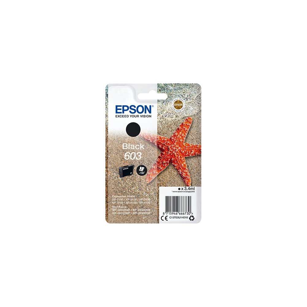Epson Singlepack Black 603 Ink Epson Singlepack Black 603 Ink