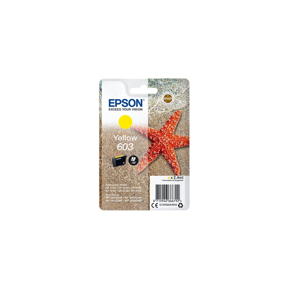 Epson Singlepack Yellow 603 Ink Epson Singlepack Yellow 603 Ink