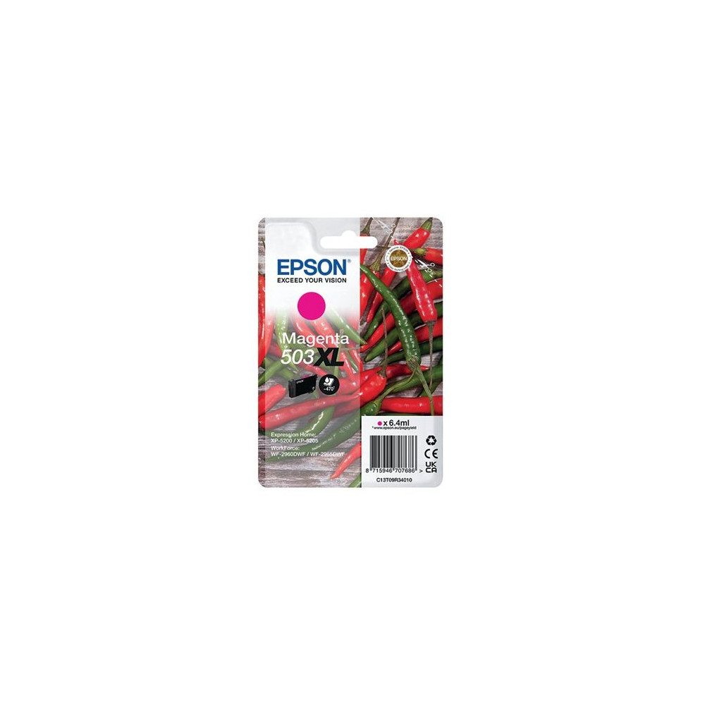 Epson 503XL cartuccia d'inchiostro 1 pz Originale Resa elevata (XL) Magenta