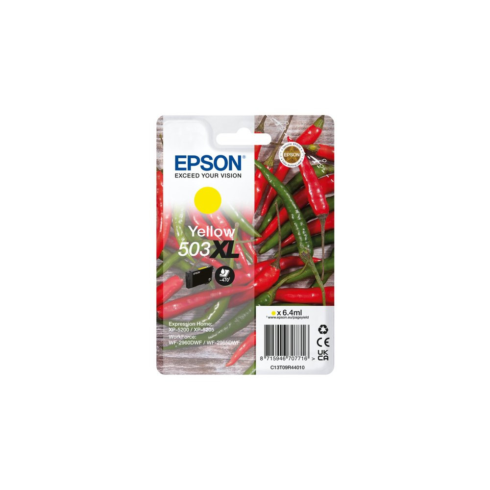 Epson 503XL cartuccia d'inchiostro 1 pz Originale Resa elevata (XL) Giallo Epson 503XL cartuccia d'inchiostro 1 pz Originale Resa elevata (XL) Giallo