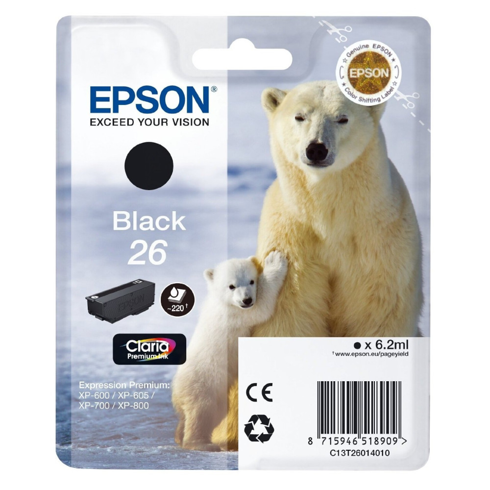 Epson Polar bear Cartuccia Nero Epson Polar bear Cartuccia Nero