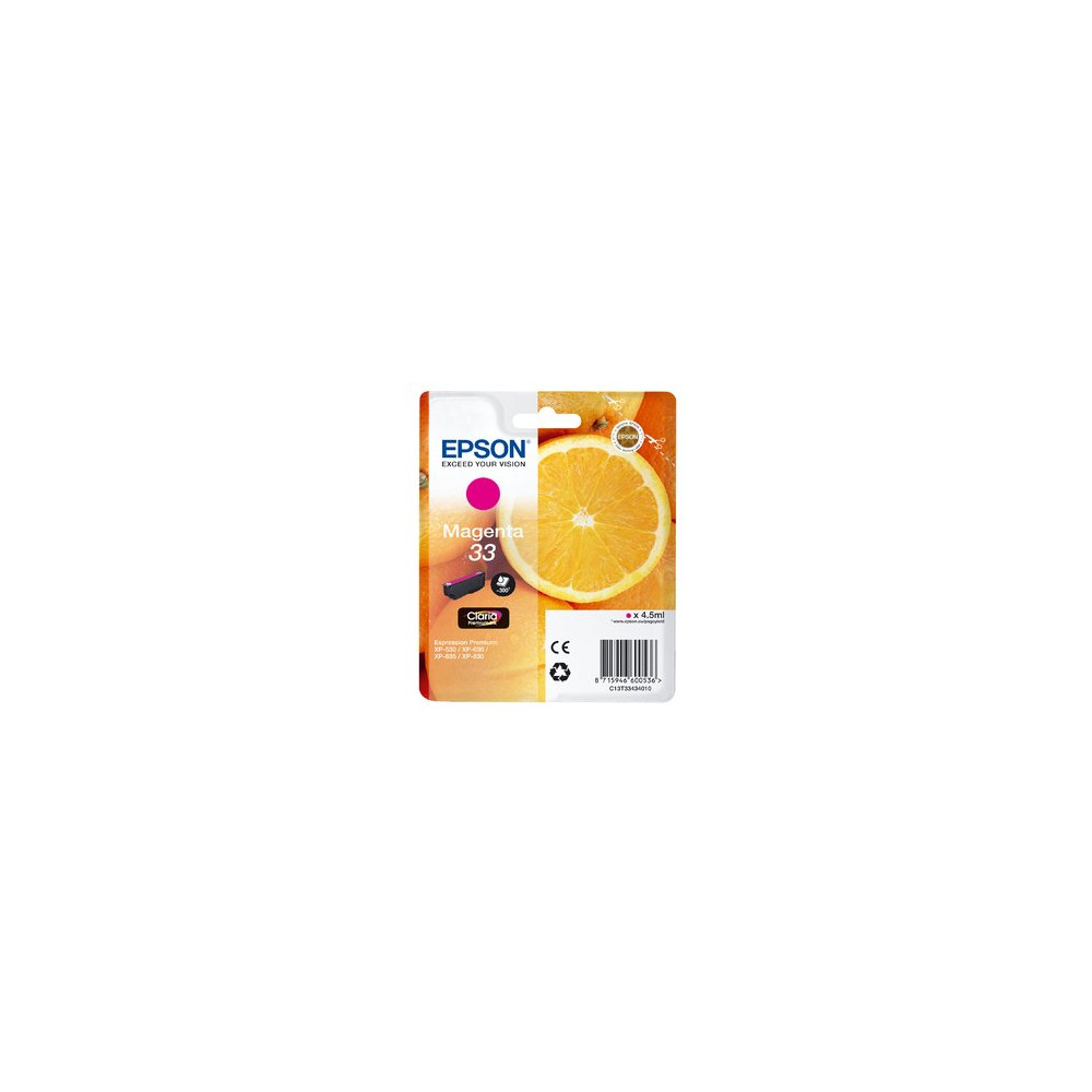 Epson C13T33434010 cartuccia d'inchiostro 1 pz Originale Magenta Epson C13T33434010 cartuccia d'inchiostro 1 pz Originale Magenta