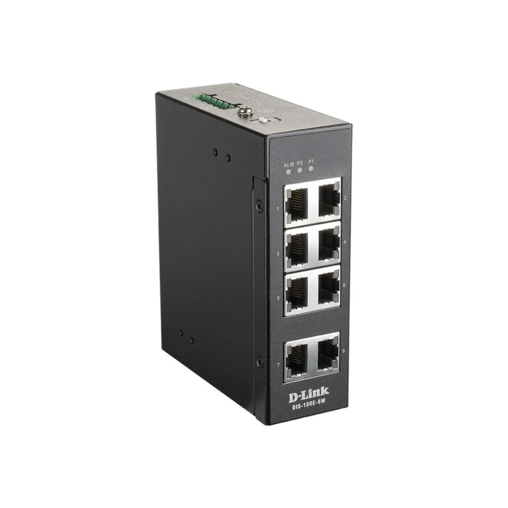 D-Link DIS 100E-8W - Switch - non gestito - 8 x
