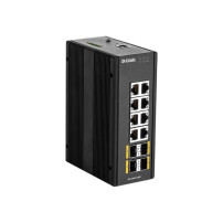 D-Link DIS 300G-12SW - Switch - gestito - 8 x