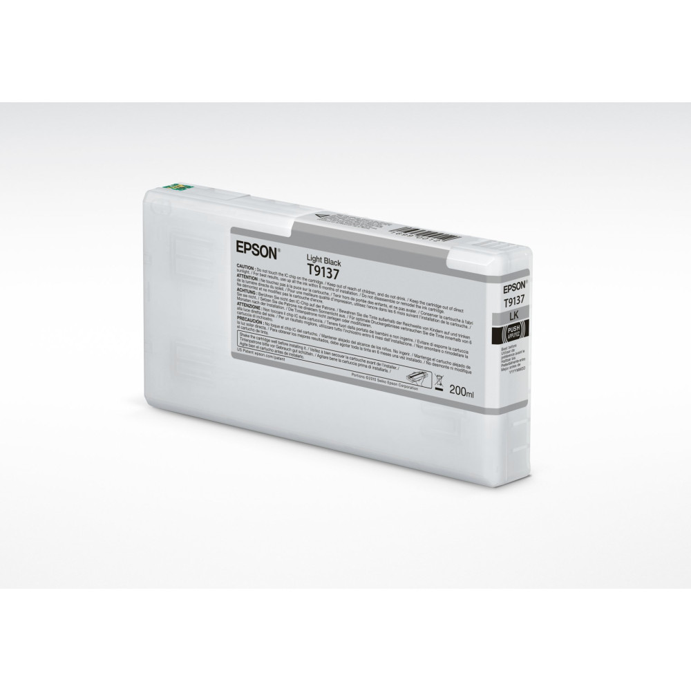 Epson T9137 Light Black Ink Cartridge (200ml) Epson T9137 Light Black Ink Cartridge (200ml)
