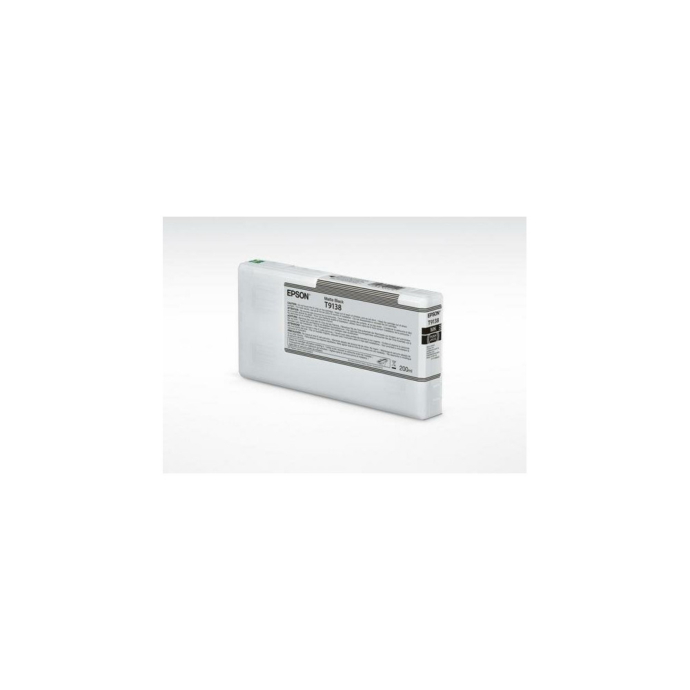 Epson T9138 cartuccia d'inchiostro 1 pz Originale Nero opaco Epson T9138 cartuccia d'inchiostro 1 pz Originale Nero opaco