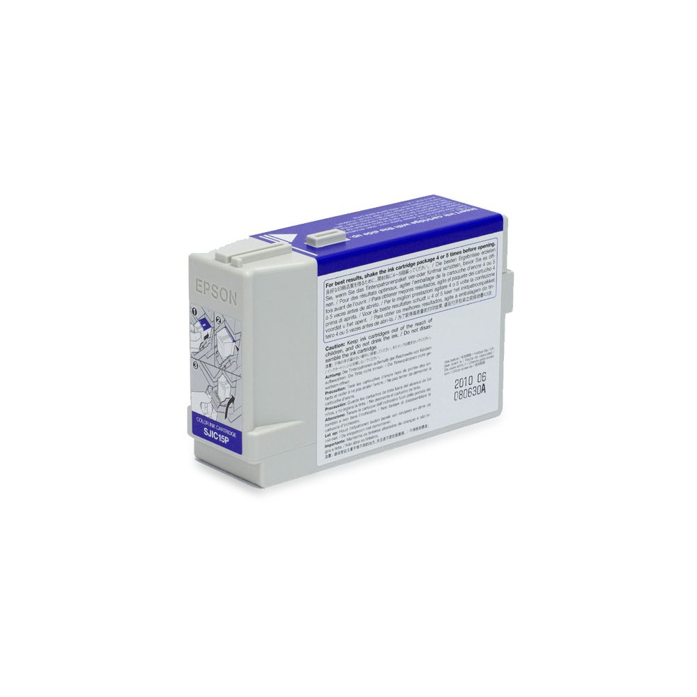 Epson SJIC15P(CMY): Ink cartridge for ColorWorks C3400 and TM-C610 (CMY) Epson SJIC15P(CMY): Ink cartridge for ColorWorks C3400 and TM-C610 (CMY)