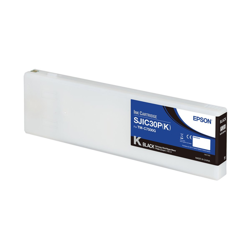 Epson SJIC30P(K): Ink cartridge for ColorWorks C7500G (Black) Epson SJIC30P(K): Ink cartridge for ColorWorks C7500G (Black)