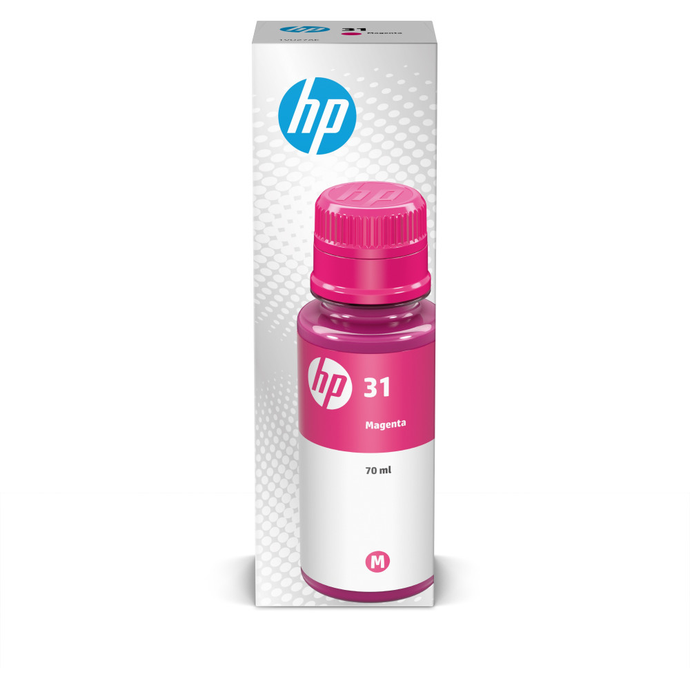 HP Flacone di inchiostro magenta originale 31 da 70 ml HP Flacone di inchiostro magenta originale 31 da 70 ml
