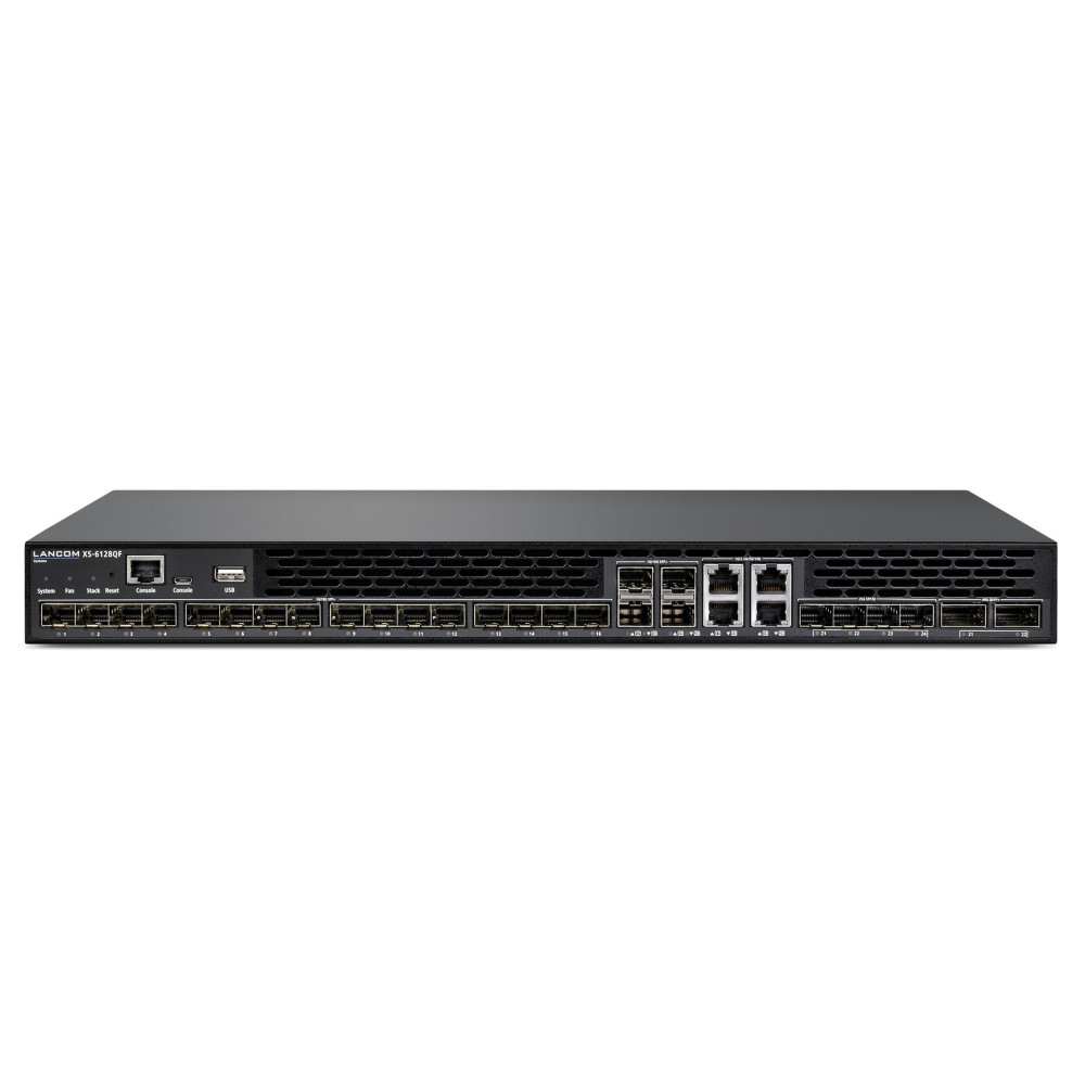 Lancom XS-6128QF - Switch - L3 - gestito - 16 x 10 Gigabit SFP+ + 4 x combo 10 Gigabit SFP+/RJ-45 + 4 x Combo 25 Gigabit SFP28 (