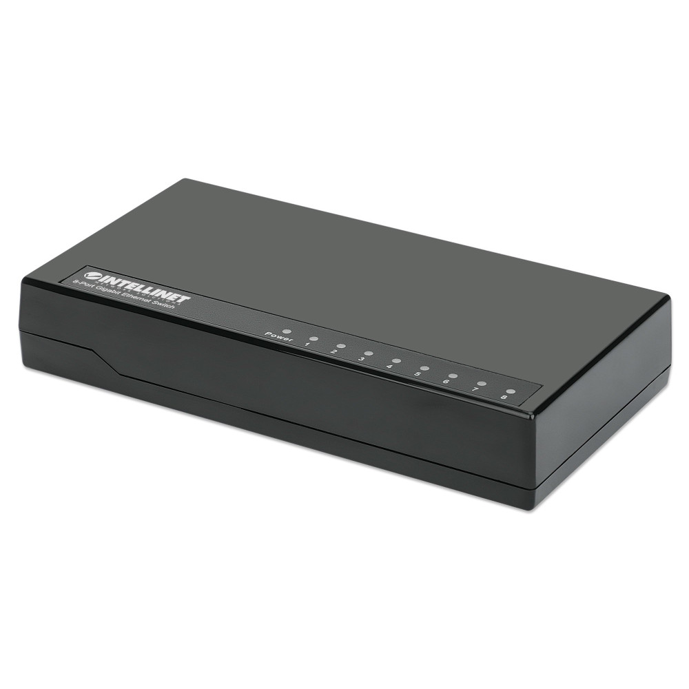 Intellinet Switch - 8 x 10/100/1000 - Desktop