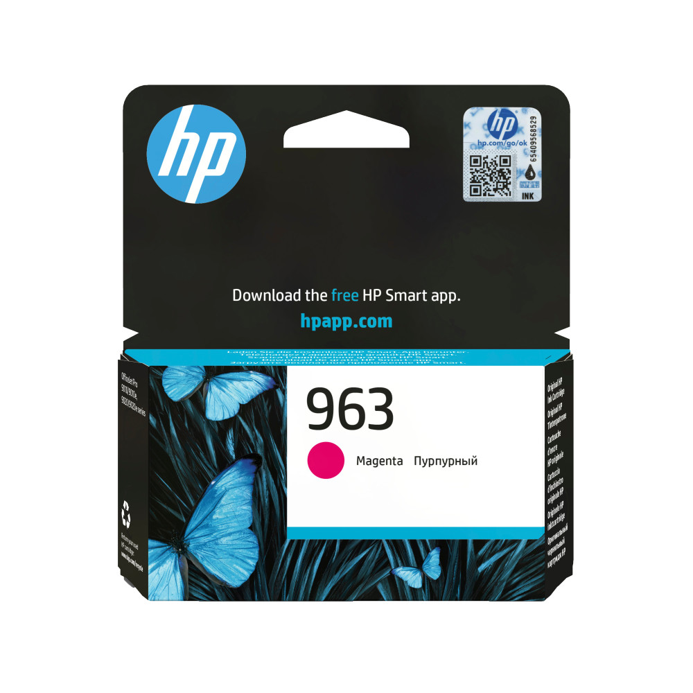 HP Cartuccia di inchiostro magenta originale 963 HP Cartuccia di inchiostro magenta originale 963